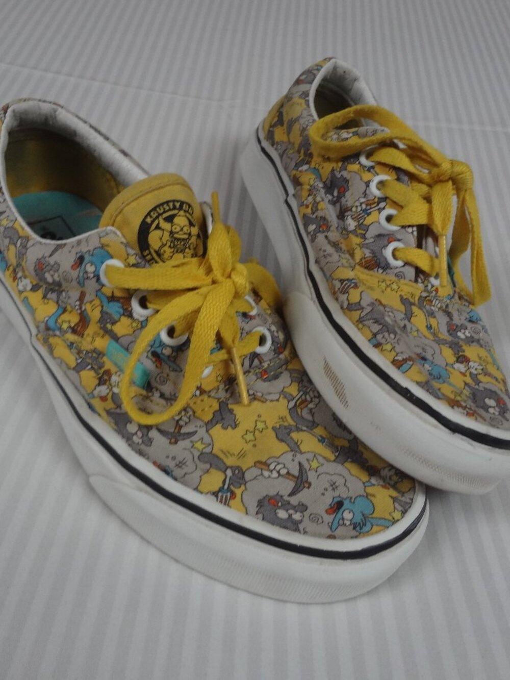 VANS THE SIMPSONS ITCHY AND SCRATCHY ERA SNEAKERS SIZES MEN 6 WOMEN 7.5
